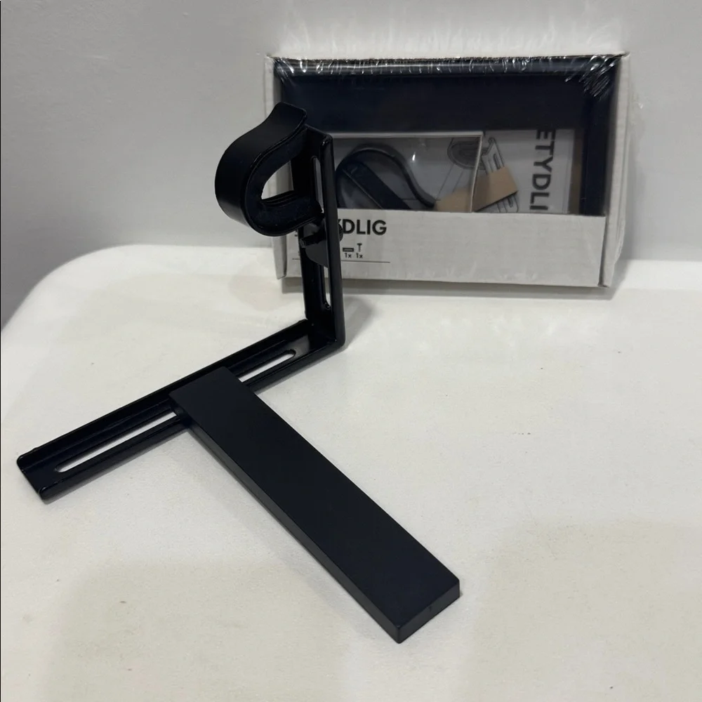IKEA BETYDLIG Black Curtain Rod Bracket